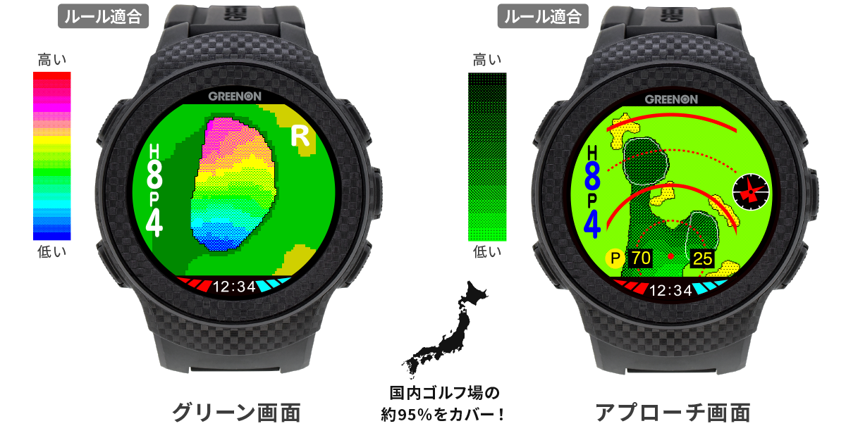 ザ・ゴルフウォッチ A1-II – THE GOLF WATCH A1-II | GREENON