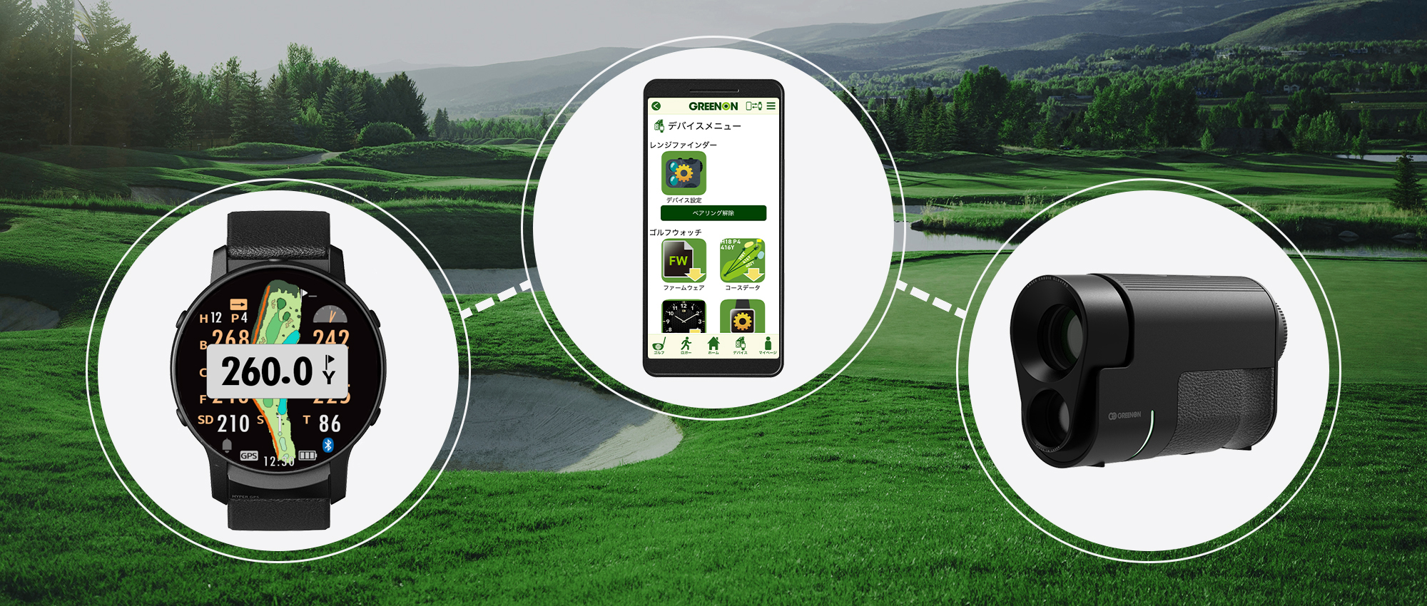 レーザーキャディー GL04PROと連携可能